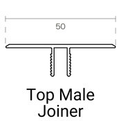 Knotwood Cladding Joiner Top Male Slotted 6500mm